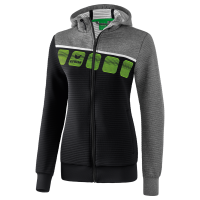 DAMEN 5-C TRAININGSJACKE MIT KAPUZE