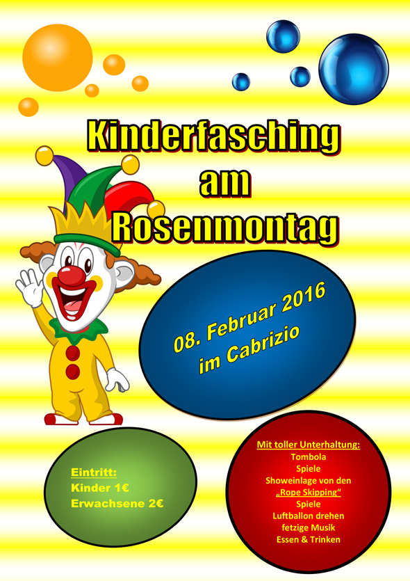 Kinderfasching 2016